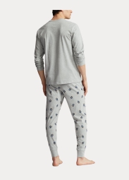 Чоловіча піжама Polo Ralph Lauren з принтом 1159808977 (Сірий, XL)
