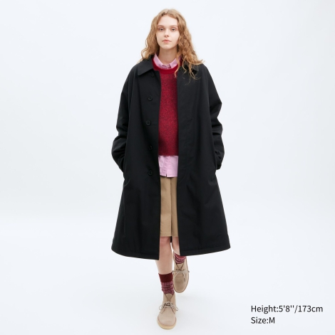 Тренч UNIQLO 1159798613 (Черный, XL)