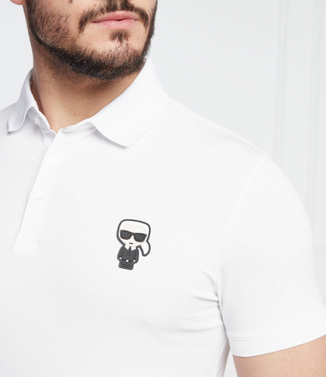 Чоловіча футболка-поло Karl Lagerfeld Paris з принтом оригінал