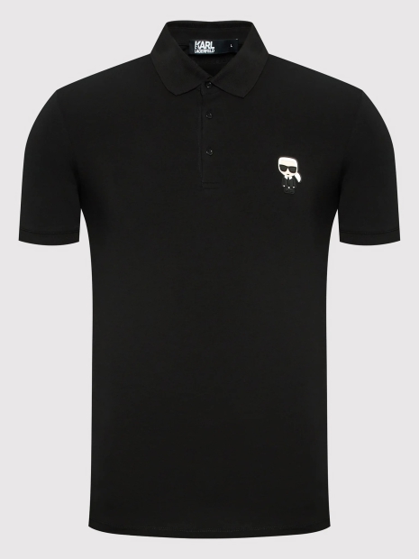 Футболка чоловіча Karl Lagerfeld Paris з логотипом 1159795004 (Чорний, L)