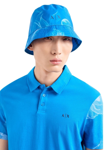 Футболка-поло Armani Exchange з логотипом 1159821855 (Синій XXL)