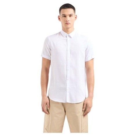 Чоловічі тенниски ARMANI EXCHANGE сорочка з коротким рукавом 1159823730 (Білий XXL)