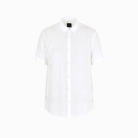 Чоловічі тенниски ARMANI EXCHANGE сорочка з коротким рукавом 1159823730 (Білий XXL)