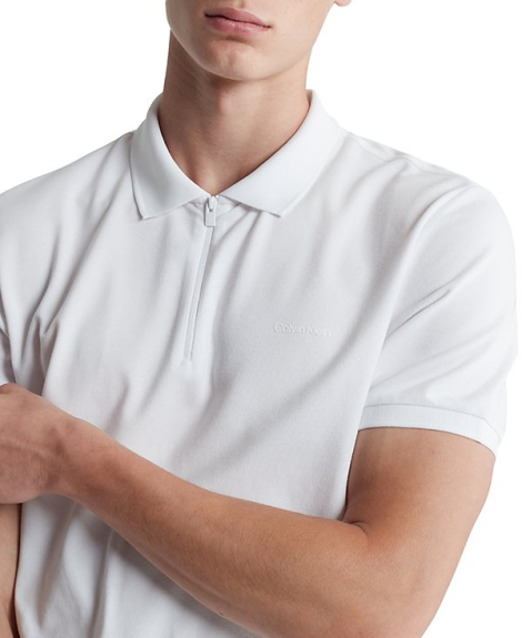 Мужская тенниска Calvin Klein с коротким рукавом 1159830469 (Белый M)