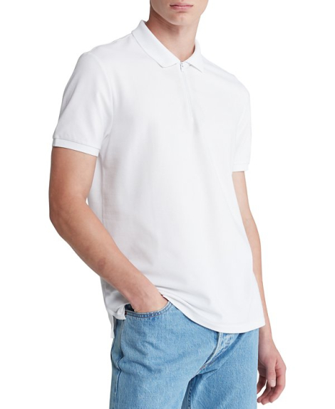 Мужская тенниска Calvin Klein с коротким рукавом 1159830469 (Белый M)