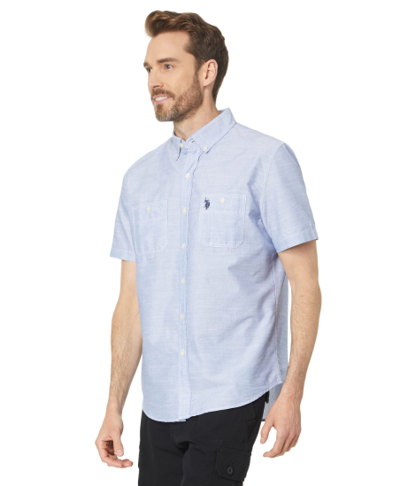 Сорочка з коротким рукавом US Polo Assn теніска 1159832102 (Синій XXL)