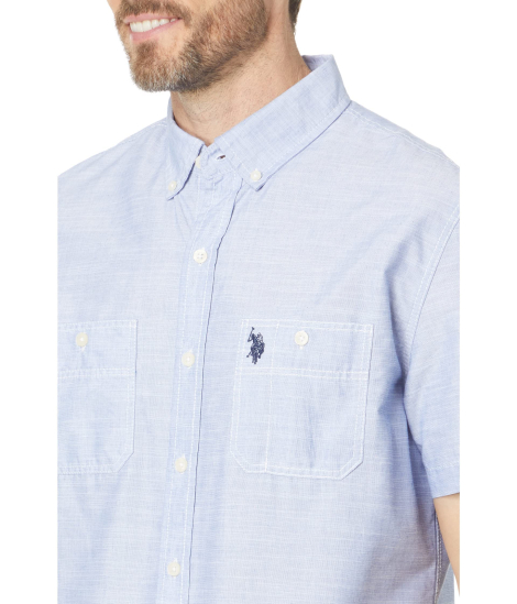 Сорочка з коротким рукавом US Polo Assn теніска 1159832102 (Синій XXL)