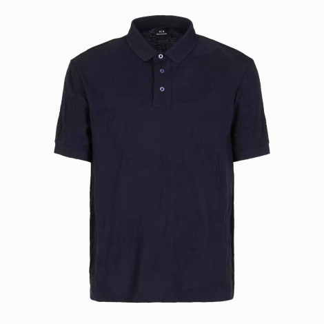 Футболка-поло Armani Exchange з принтом 1159832290 (Синій M)
