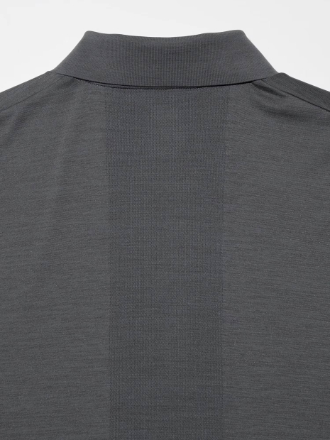 Футболка-поло UNIQLO с технологией DRY-EX 1159832698 (Серый L)