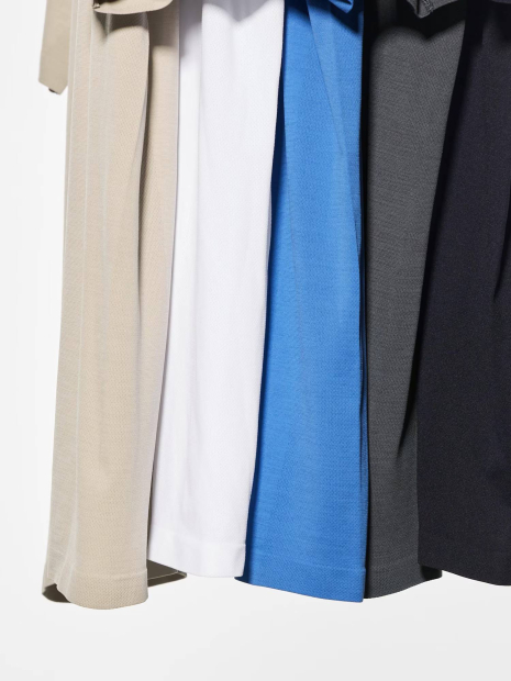 Футболка-поло UNIQLO с технологией DRY-EX 1159832698 (Серый L)