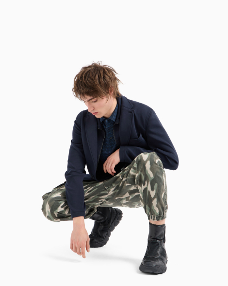 Футболка-поло Armani Exchange 1159833997 (Синій L)