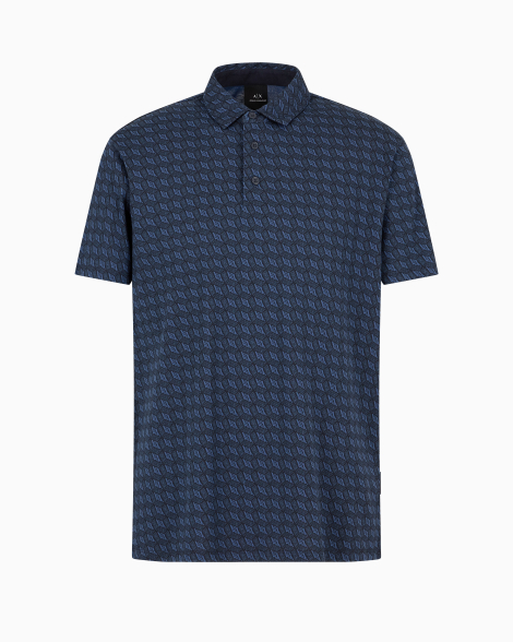 Футболка-поло Armani Exchange 1159833997 (Синій L)