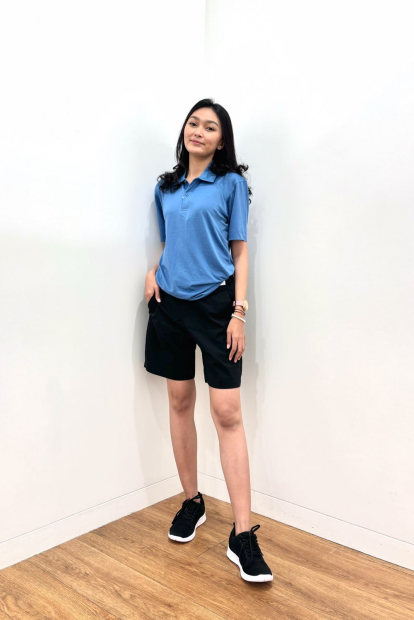 Футболка-поло UNIQLO с технологией DRY-EX 1159834083 (Голубой XL)