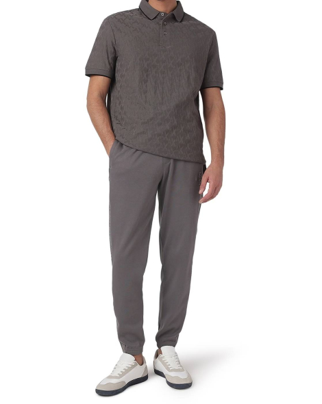 Футболка-поло Armani Exchange з принтом 1159835520 (Сірий S)