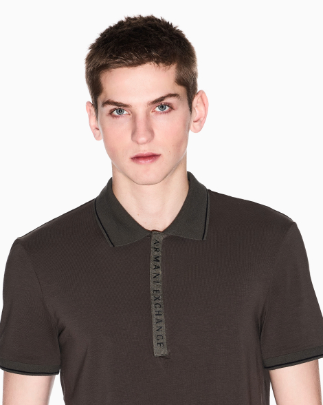 Футболка-поло Armani Exchange 1159836250 (Зелений XL)