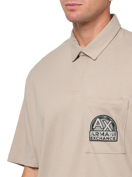 Футболка-поло Armani Exchange 1159837841 (Бежевий XXL)