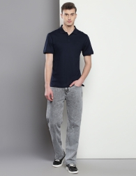Мужское поло Calvin Klein с коротким рукавом 1159806090 (Синий, XL)
