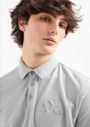 Футболка-поло Armani Exchange 1159815568 (Серый XXL)