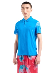 Футболка-поло Armani Exchange з логотипом 1159821855 (Синій XXL)