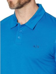 Футболка-поло Armani Exchange з логотипом 1159821855 (Синій XXL)