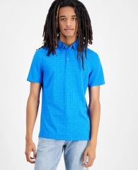 Футболка-поло Armani Exchange з логотипом 1159822769 (Синій M)