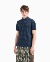 Футболка-поло Armani Exchange 1159833997 (Синій L)