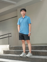 Футболка-поло UNIQLO с технологией DRY-EX 1159834083 (Голубой XL)