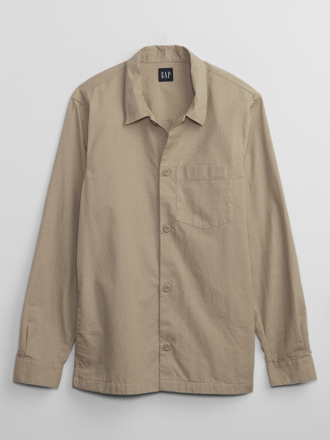 Мужская куртка-рубашка GAP 1159783976 (Бежевый, S)