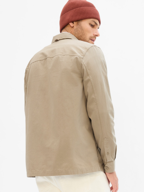 Мужская куртка-рубашка GAP 1159771974 (Бежевый, XL)