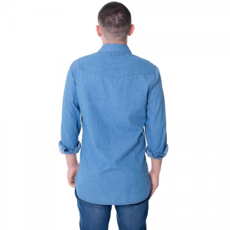 Чоловіча джинсова сорочка Tommy Hilfiger на кнопках оригінал