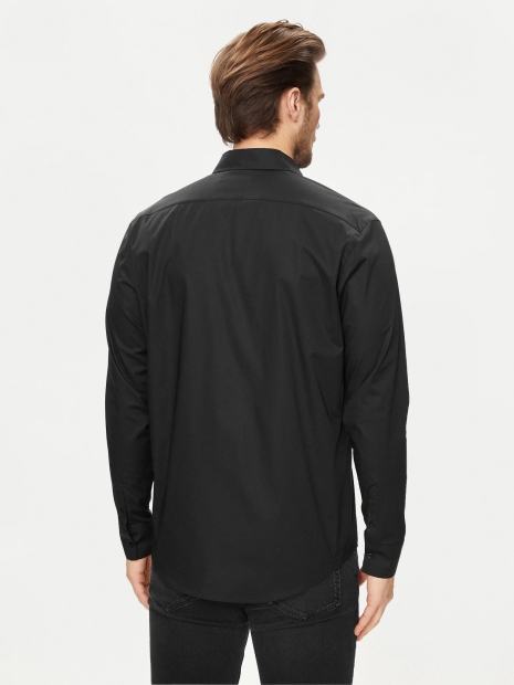 Мужская рубашка Karl Lagerfeld Paris с логотипом 1159808951 (Черный, XL)