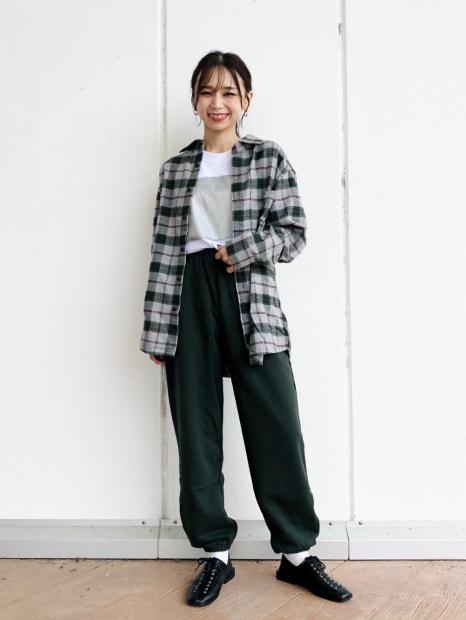 Фланелевая рубашка UNIQLO в клетку 1159829422 (Серый 3XL)