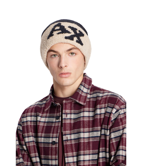 Фланелевая рубашка Armani Exchange с принтом 1159832296 (Бордовый XL)