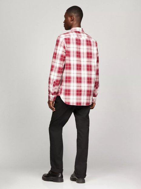 Мужская рубашка Tommy Hilfiger с логотипом 1159835589 (Красный M)