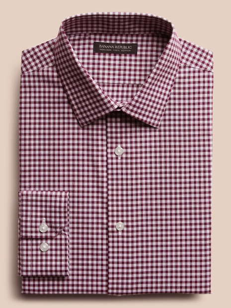 Мужская рубашка  Banana Republic 1159837378 (Бордовый M)