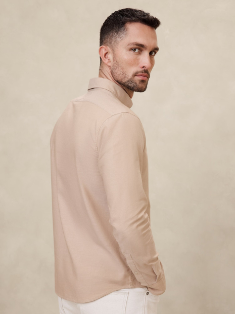 Мужская рубашка  Banana Republic 1159837376 (Бежевый XL)