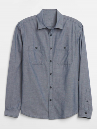 Классическая мужская рубашка GAP art882880 (Синий, размер S)