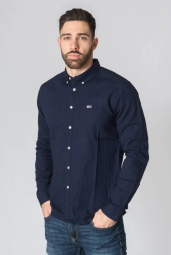 Мужская рубашка Tommy Hilfiger с логотипом 1159786381 (Синий, S)