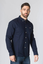 Мужская рубашка Tommy Hilfiger с логотипом 1159786382 (Синий, M)