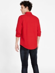 Рубашка с карманами Guess на кнопках 1159792145 (Красный, XS)