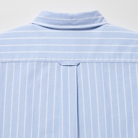 Стильна сорочка у смужку UNIQLO 1159793630 (Блакитний, S)