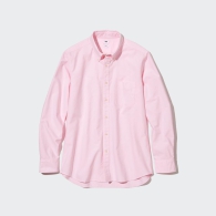 Стильная рубашка UNIQLO 1159796066 (Розовый, 3XL)