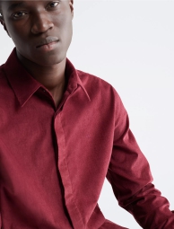 Мужская вельветовая рубашка Calvin Klein 1159808231 (Красный, XXL)