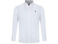 Мужская рубашка U.S. Polo Assn на пуговицах 1159808948 (Белый, XXL)