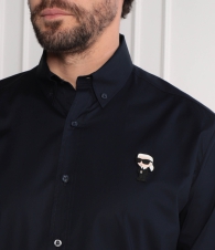 Чоловічі сорочки Karl Lagerfeld Paris з логотипом 1159808957 (Білий/синій, XL)