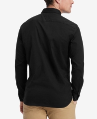 Мужская рубашка Tommy Hilfiger с логотипом 1159809501 (Черный, M)