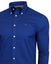 Мужская рубашка Tommy Hilfiger с логотипом 1159809506 (Синий, S)