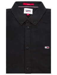 Мужская рубашка Tommy Hilfiger Tommy Jeans с логотипом 1159809538 (Черный, L)