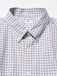 Стильна сорочка у клітинку UNIQLO 1159834881 (Білий M)