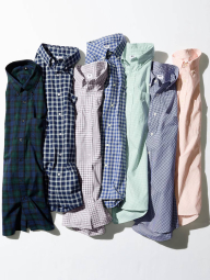 Стильна сорочка у клітинку UNIQLO 1159834881 (Білий M)